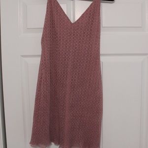 Keepsake She’s Gone Mauve Mini Dress (Size S)